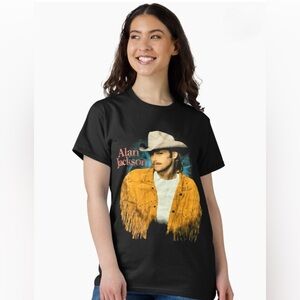 Alan Jackson Country Graphic Tultex Black T-Shirt